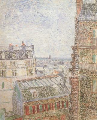 Vincent Van Gogh View of Paris from Vincent's Room in t he Rue Lepic (nn04) china oil painting image